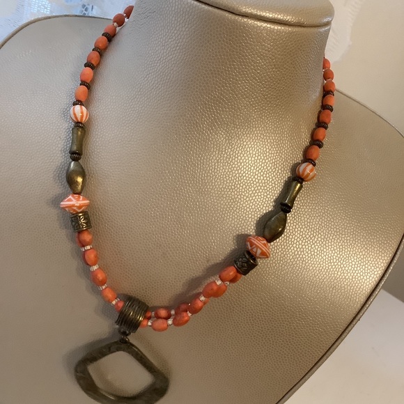 Cold water creek necklace and agate earrings - Picture 5 of 11